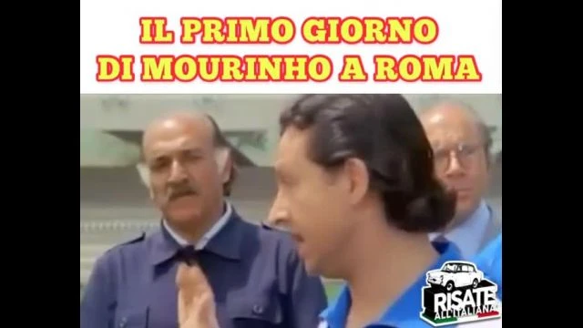 IL PRIMO GIORNO DI MURINHO A ROMA