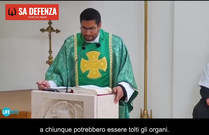Don Domenic : organi nascituro per vaccino...