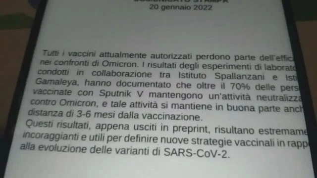 BOOM!!!LO SPALLANZANI DI ROMA BOCCIA I SIERI m R N A   E PROMUOVE LO SPUTNIK V!!!!!!