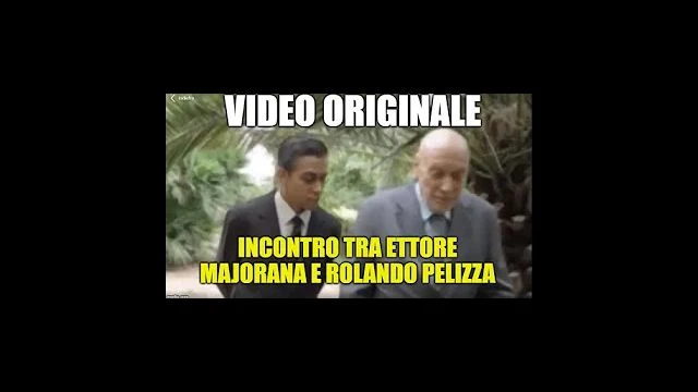 ETTORE MAJORANA E ROLANDO PELIZZA NEL 1996  IN UN CONVENTO DELLA CALABRIA