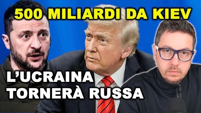 TRUMP CHIEDE 500 MILIARDI DI RISARCIMENTO A ZELENSKY   Tregua a Gaza in pericolo