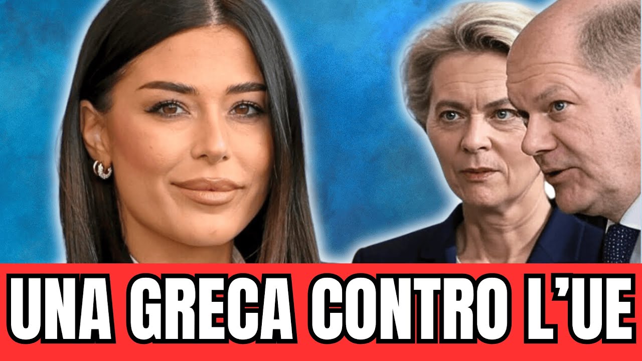 L AFFASCINANTE EURODEPUTATA GRECA DEMOLISCE VON DER LEYEN IN DIRETTA
